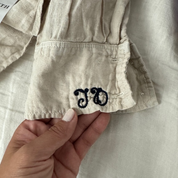 Wyeth Custom Embroidered Initial "JD" Button Down Shirt - Picture 11 of 12